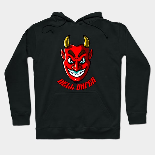 HELL VAPER Hoodie by Under supervision of a grandma
